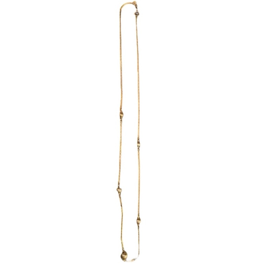 Vintage 24" AVON Gold Chain Necklace. Gold Beaded choker